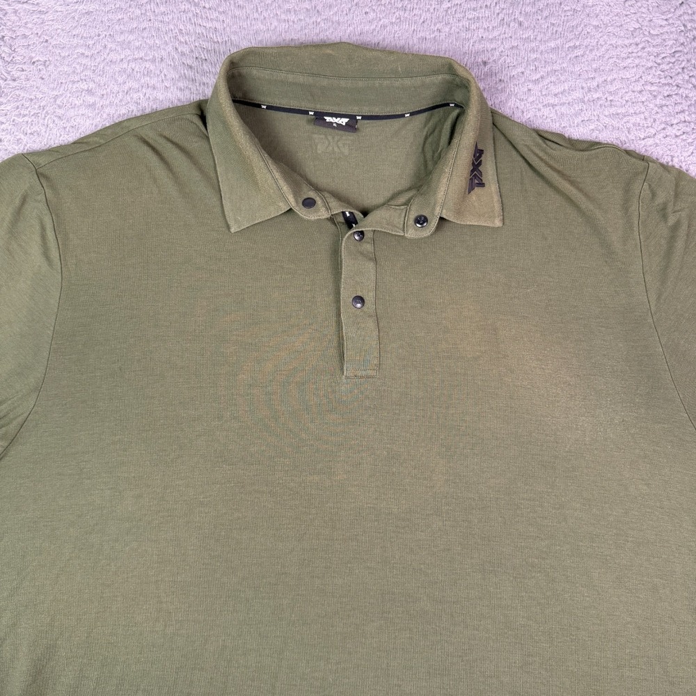 PXG Parsons Xtreme Golf Polo Shirt Mens XL Green Performance Stretch Modal